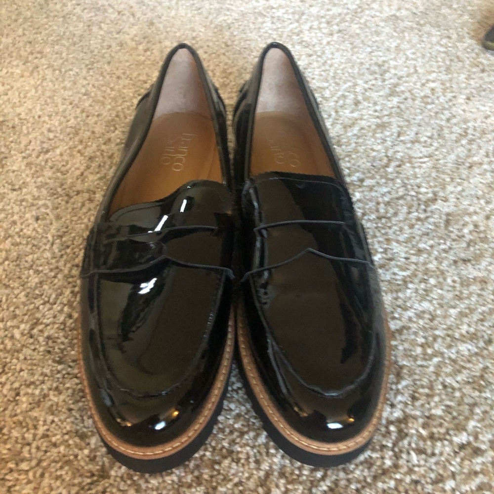Franco Sarto patent leather penny loafer